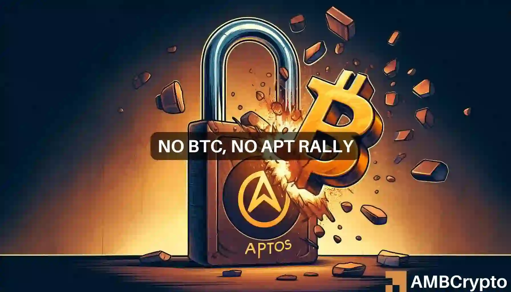 Aptos news around its token unlock and Bitcoin's price plunge