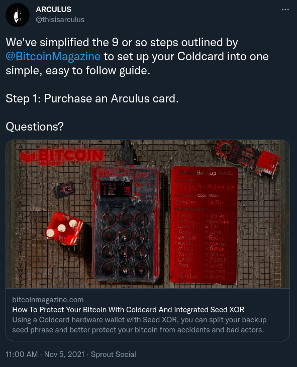 The Problems With Bitcoin Magazine’s Arculus Partnership 3