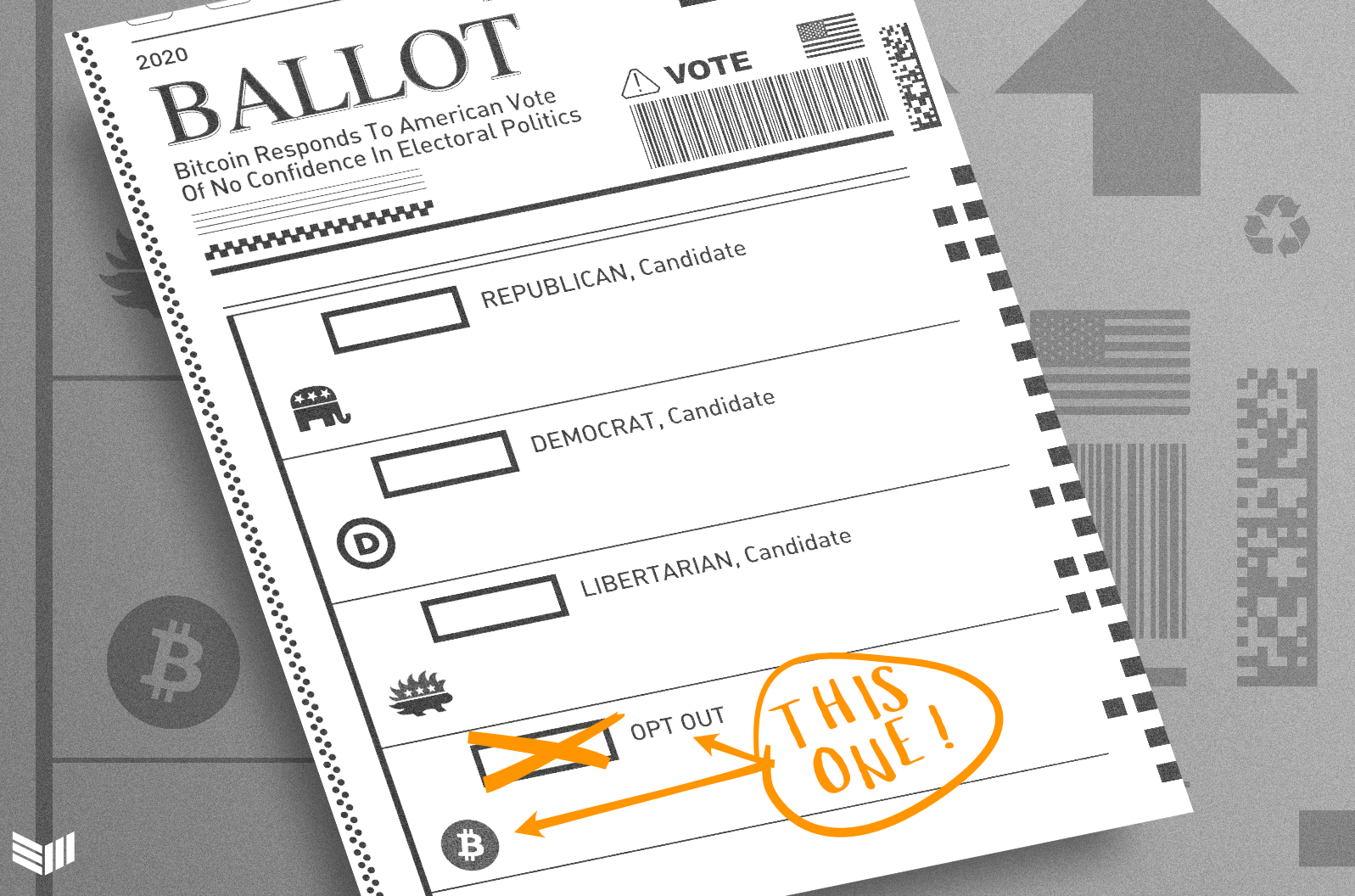 Bitcoin Responds To American Vote Of No Confidence In Electoral Politics 1