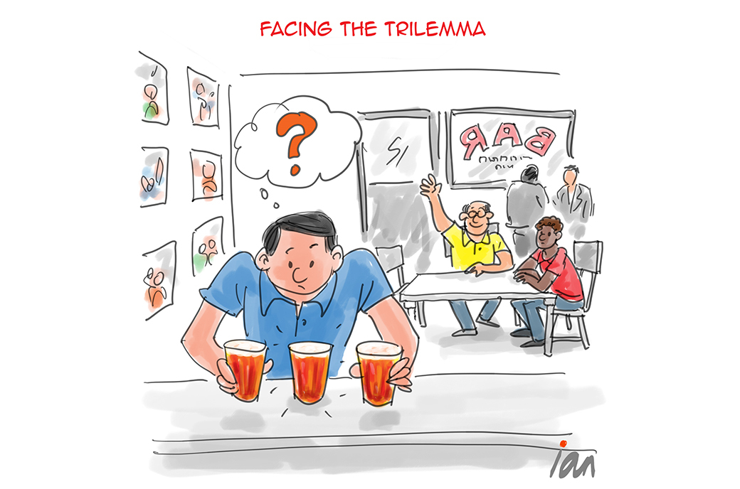 Cartoon: Trilemma 1