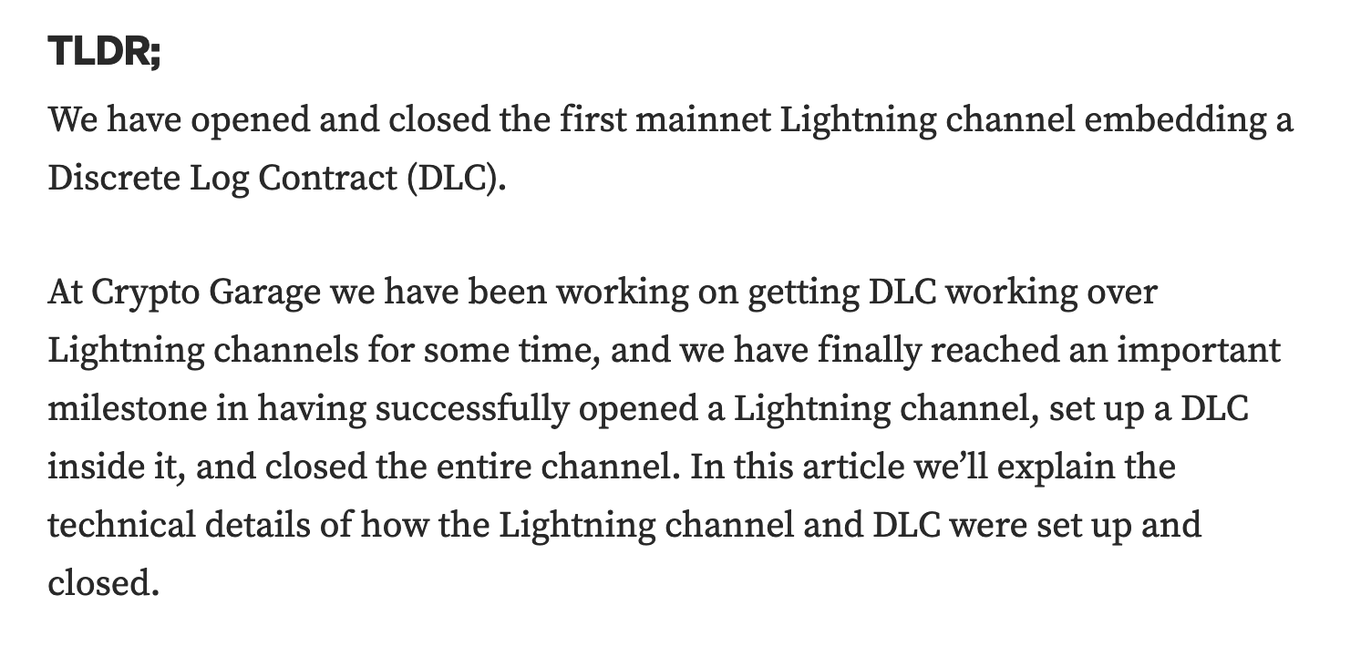 DLCs On Lightning Open The Door For Bitcoin Smart Contracts 2