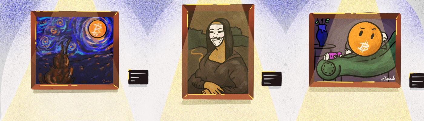 Making the Tech an Aesthetic, the Bitcoin Art Scene Is Blossoming 1