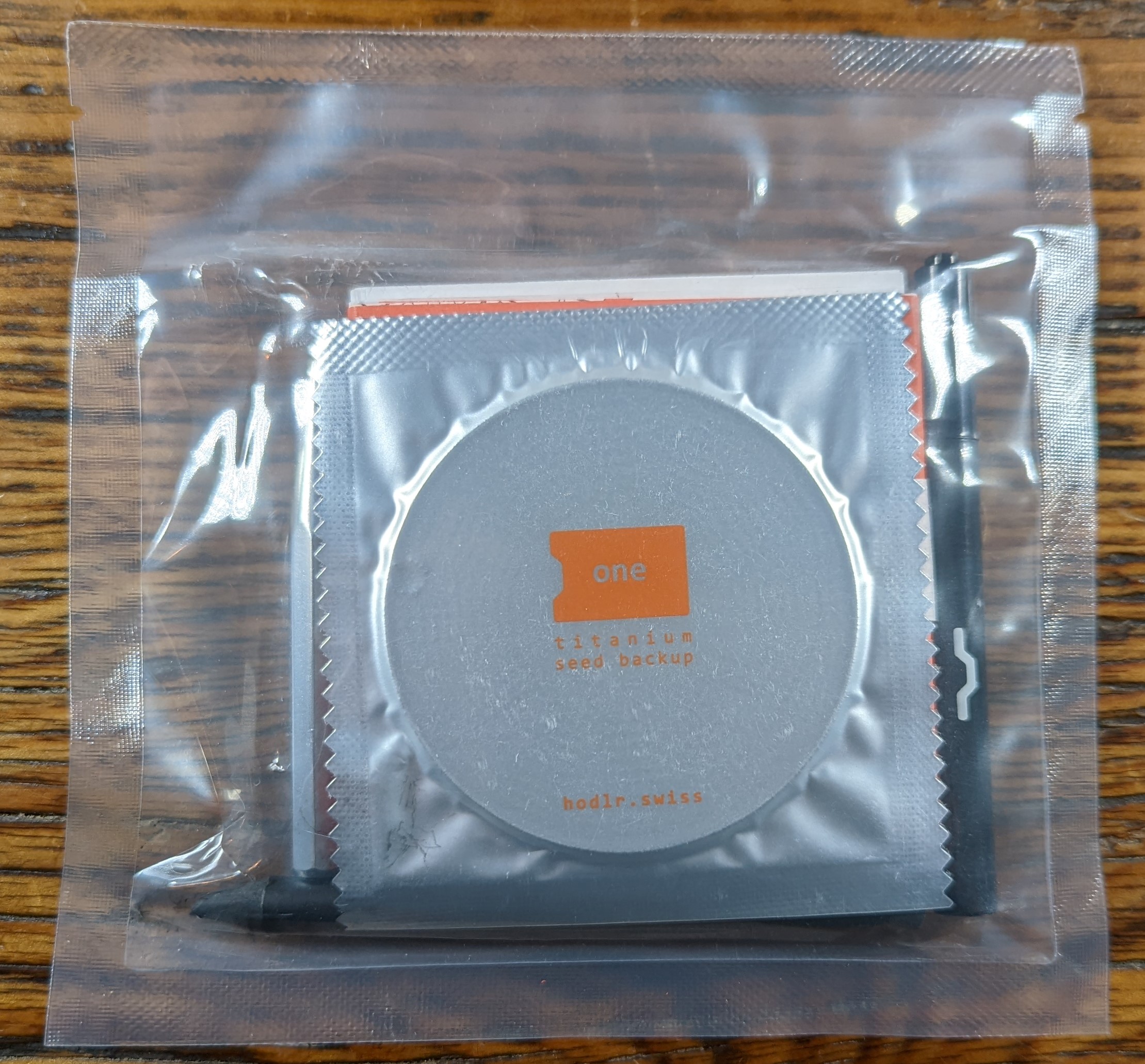 How To Back Up Your Bitcoin In Case Of Emergency With The Hodlr One Titanium 3