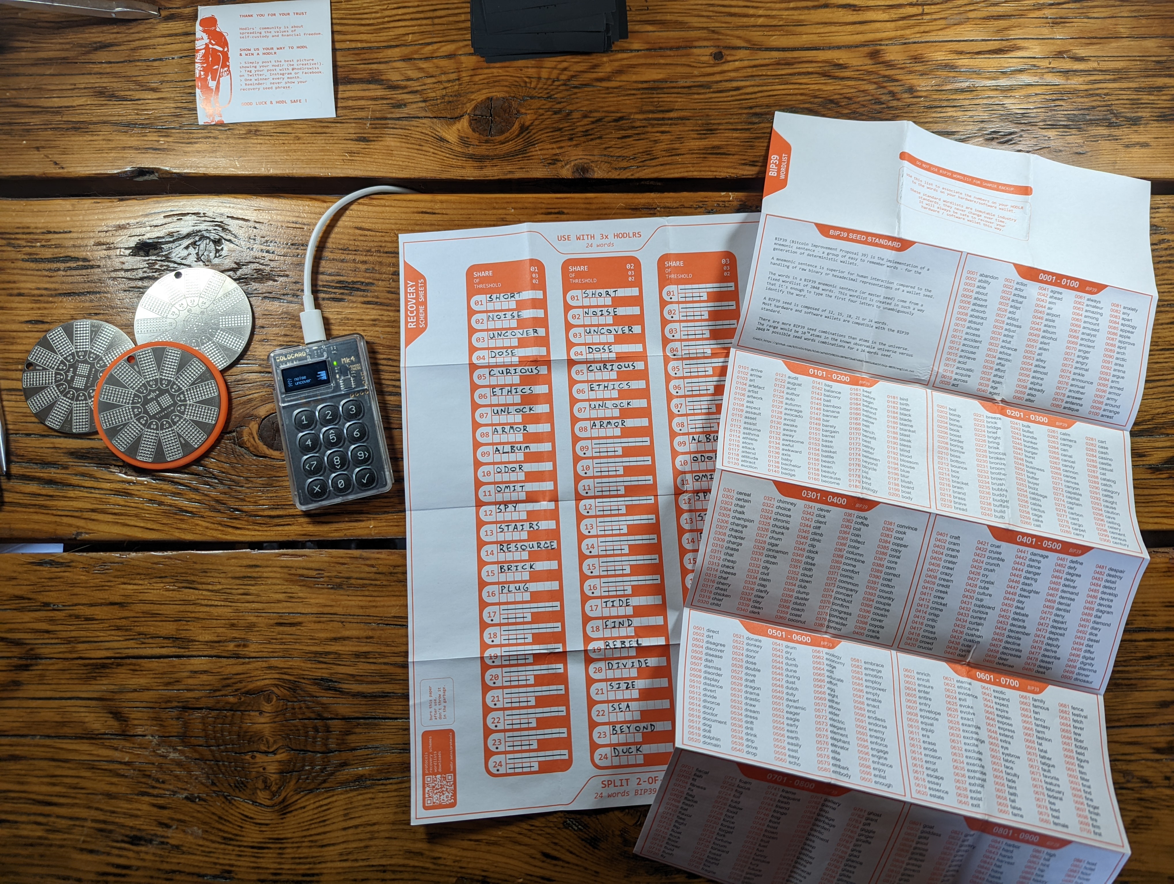 How To Back Up Your Bitcoin In Case Of Emergency With The Hodlr One Titanium 9