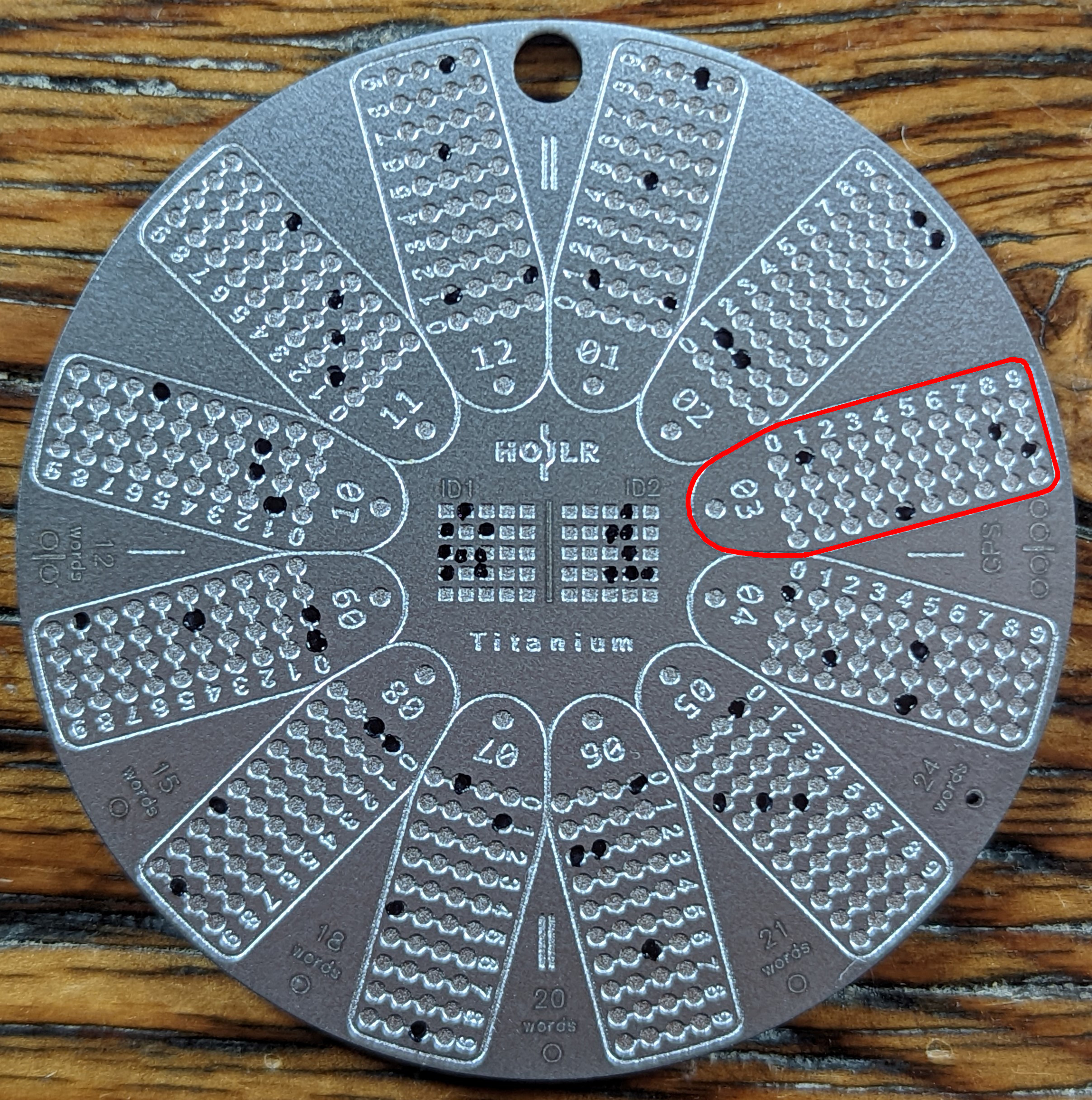 How To Back Up Your Bitcoin In Case Of Emergency With The Hodlr One Titanium 13