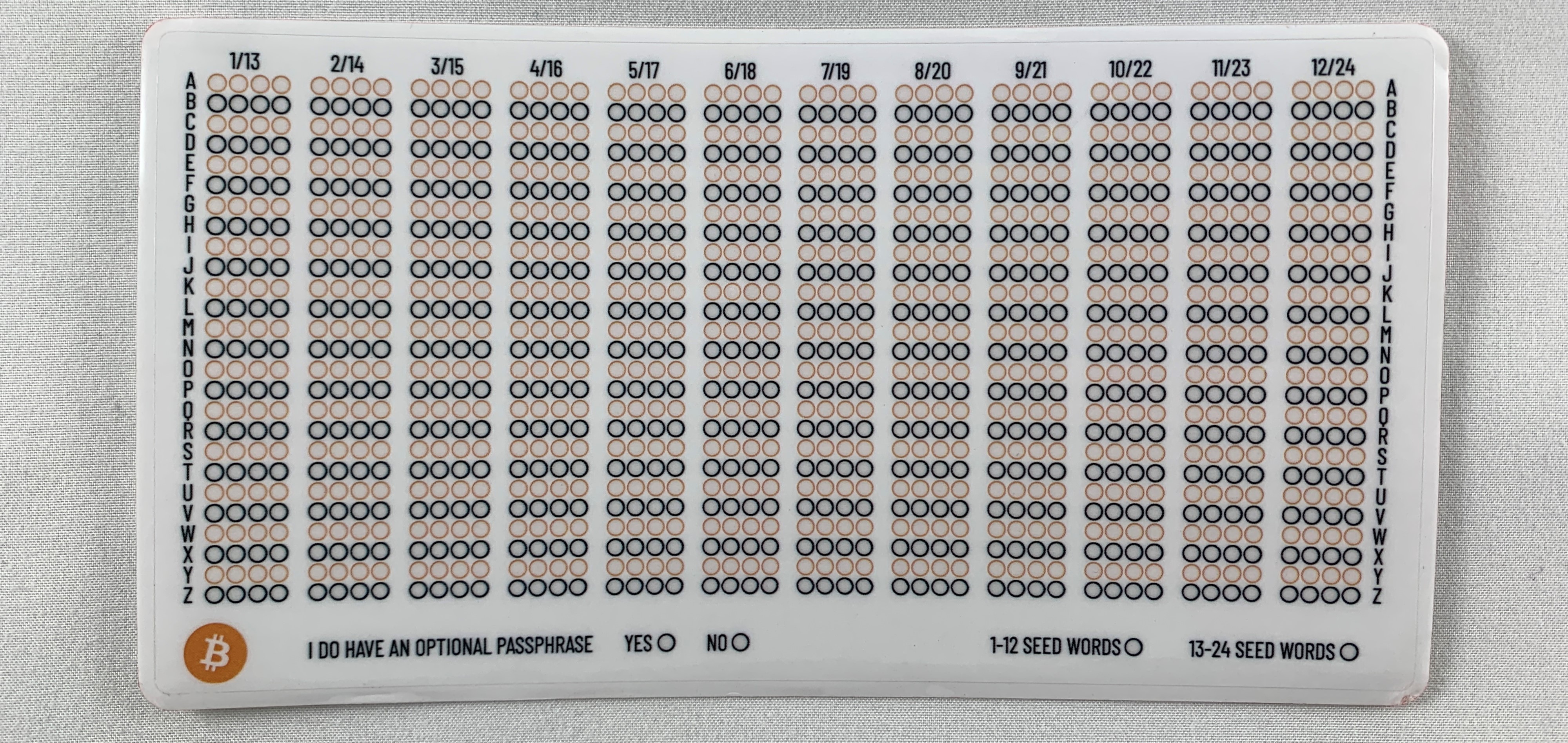 How To Back Up Your Bitcoin Seed With RoninSteel 5