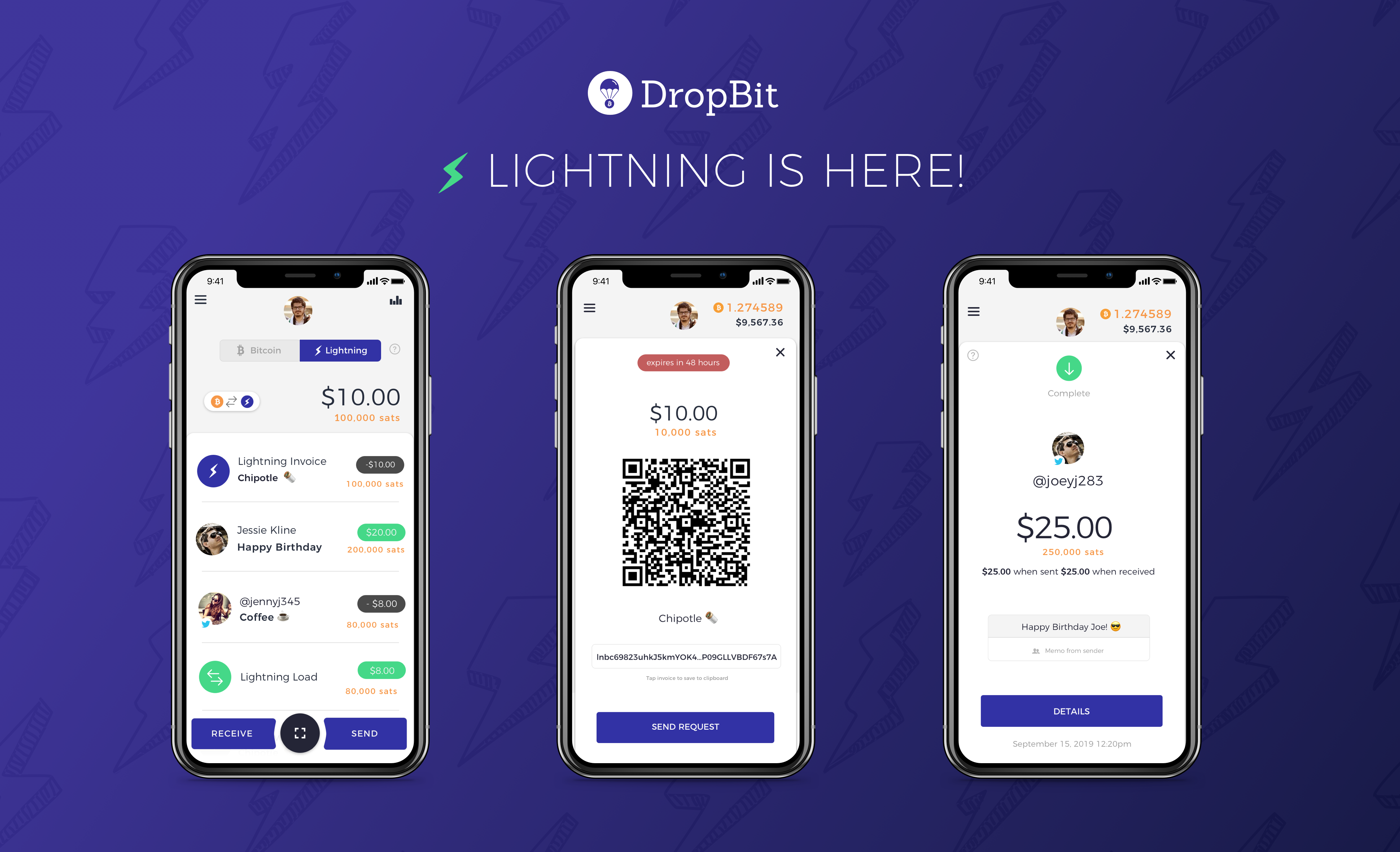 DropBit Adds Lightning Network Support 2