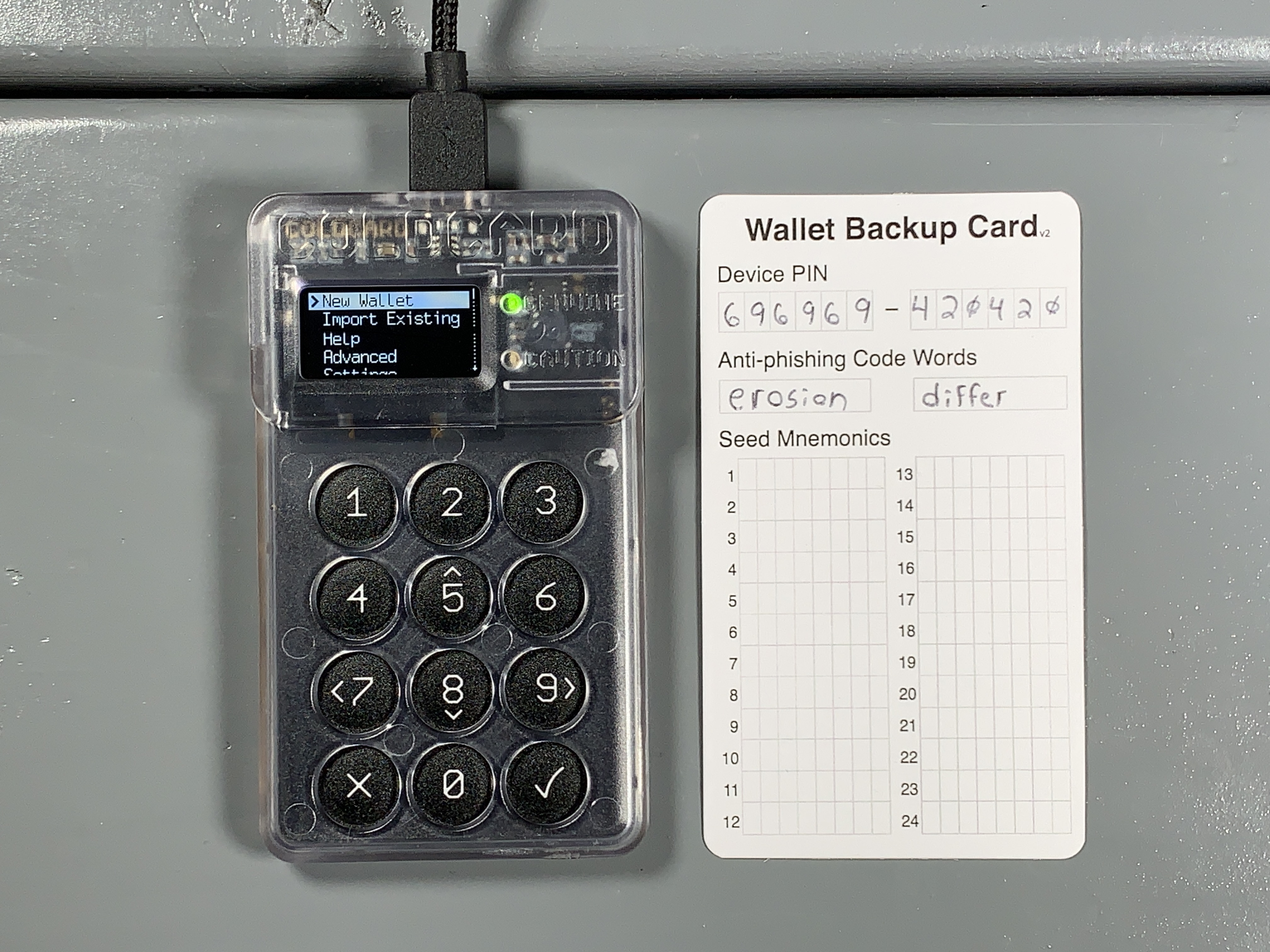 How To Protect Your Bitcoin With Coldcard And Integrated Seed XOR 41