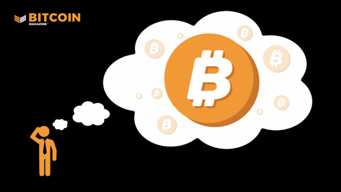 What is bitcoin? image of a person thinking