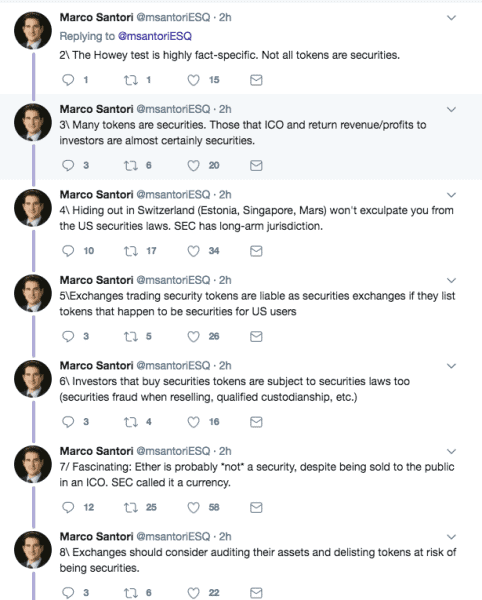 SEC Weighs In on ICO Tokens as Securities; Ether Still Labeled “Currency” 2