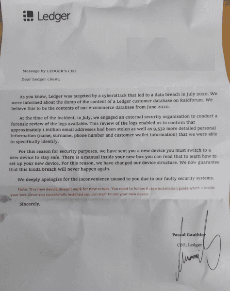 Inside The Scam: Victims Of Ledger Hack Are Receiving Fake Hardware Wallets 1