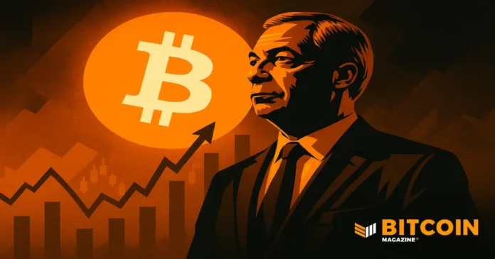 Nigel Farage Acquires 6% Stake in Bitcoin Firm Stack BTC