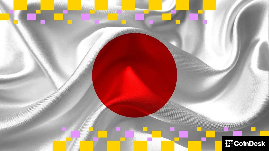 japan, flag. (DavidRockDesign/Pixabay/Modified by CoinDesk)