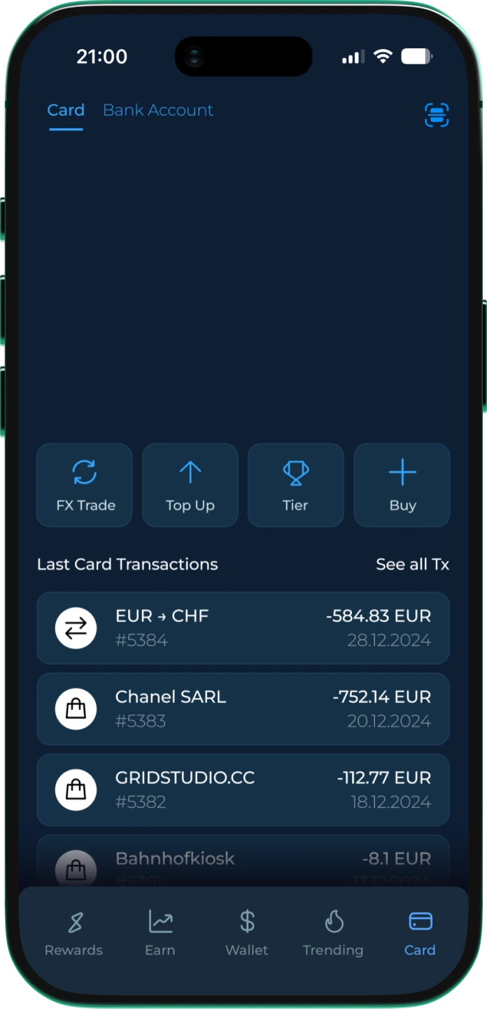 Phone with Thorwallet app open