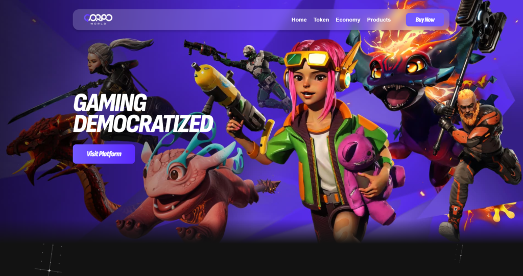 QORPO World dashboard