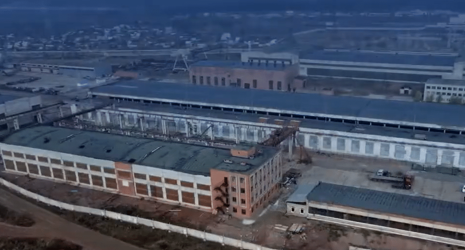 A 100MW mining center operated by the Russian crypto mining firm BitRiver.