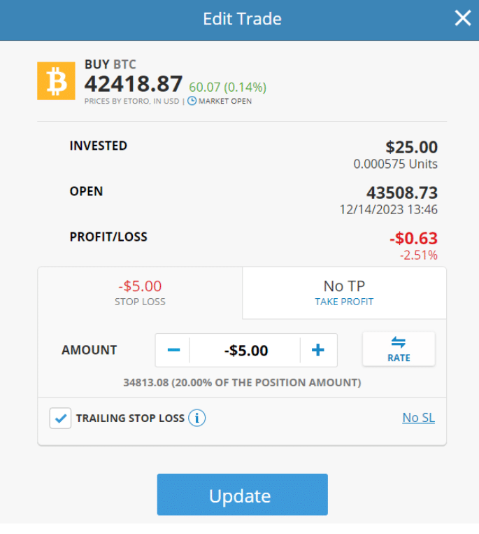 etoro trailing stop bitcoin