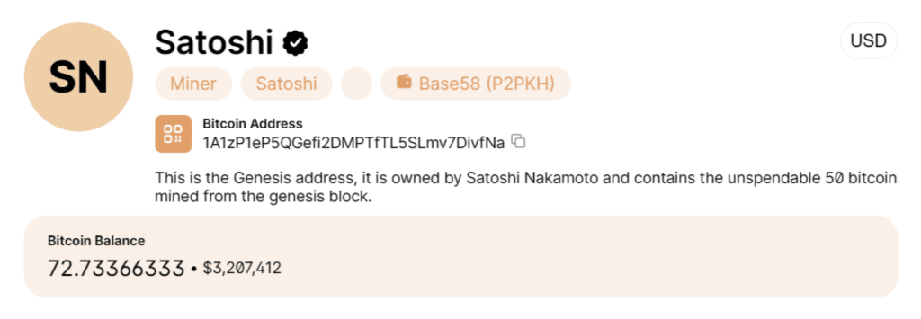 genesis bitcoin address