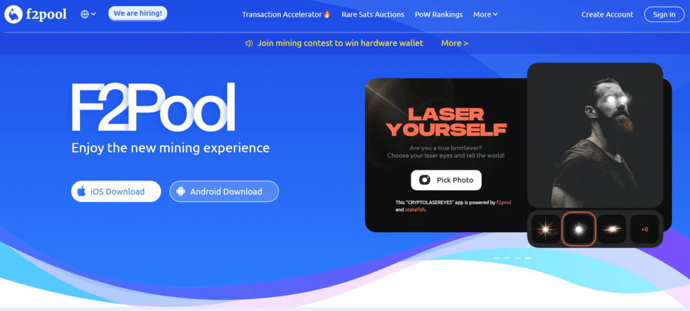 F2Pool Crypto Mining