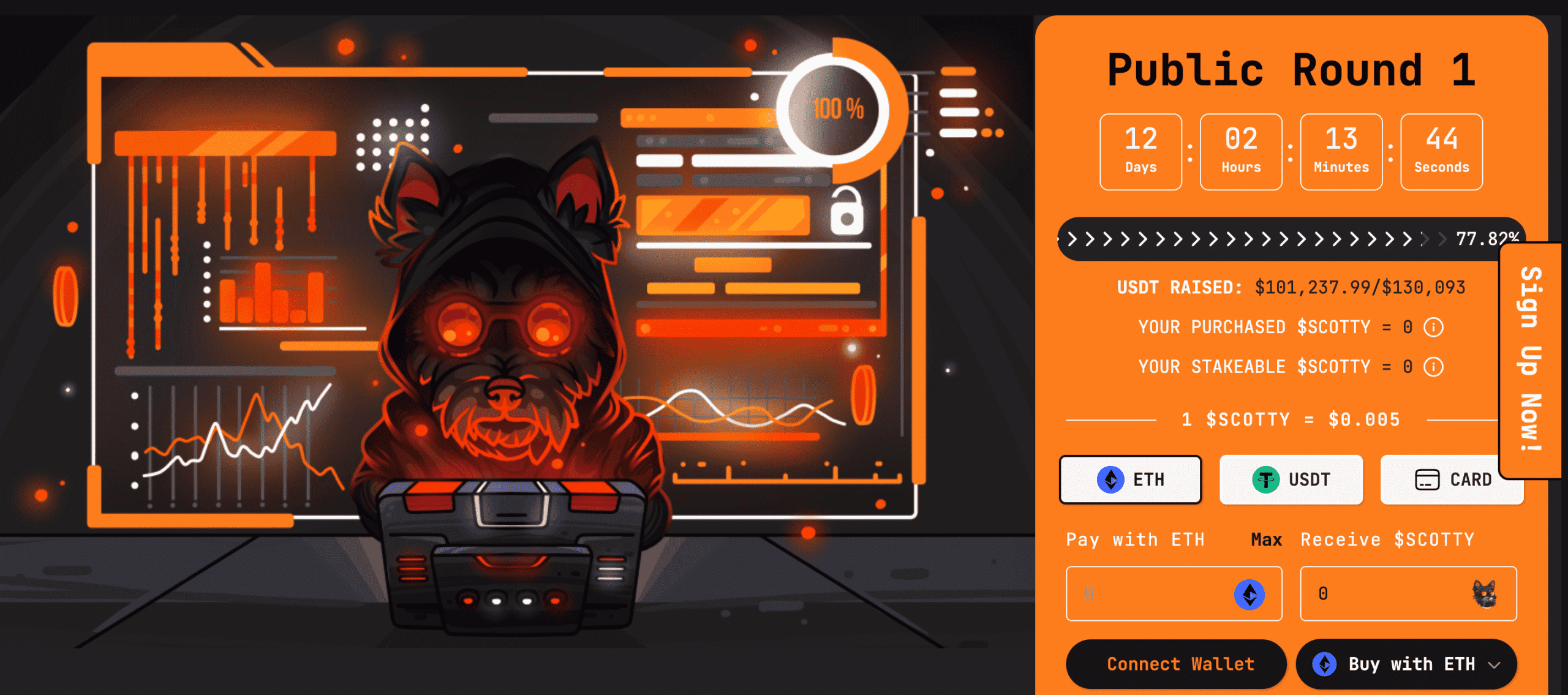 Scotty the AI presale