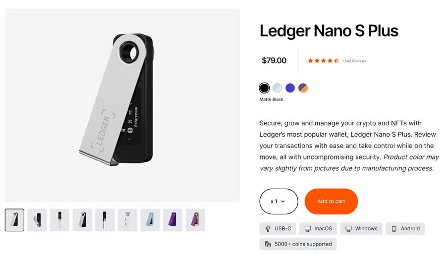 Ledger Nano S Plus