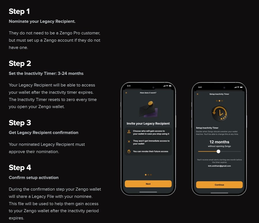 Zengo Legacy Transfer