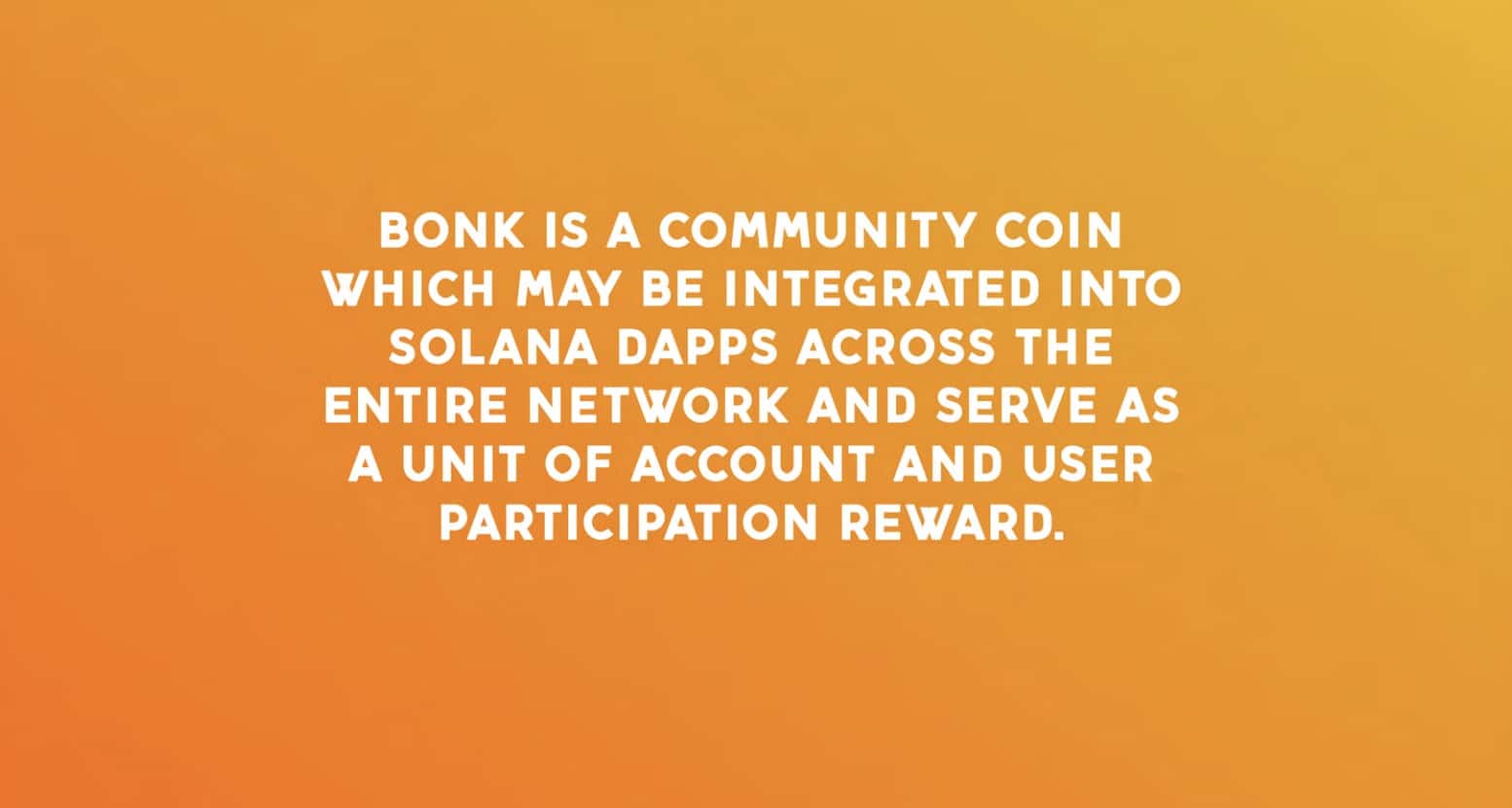 Bonk White Paper Utility Statement