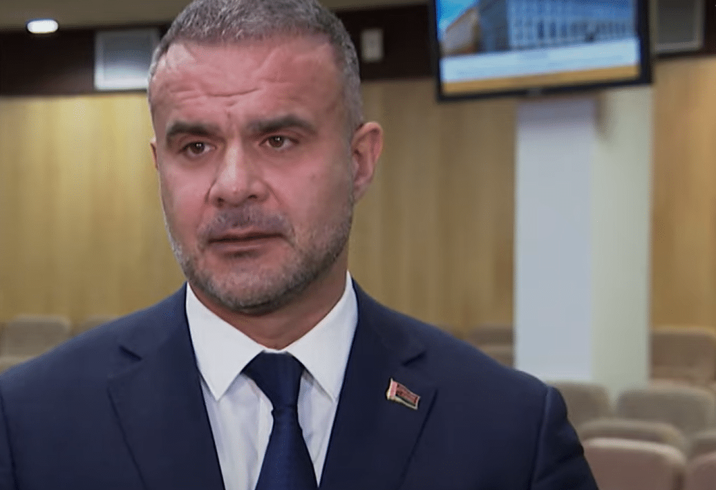 The National Bank of Belarus (NBB)&rsquo;s Deputy Head of Research and Strategic Development Mikhail Demidenko speaking to the press about the digital Belarusian ruble.