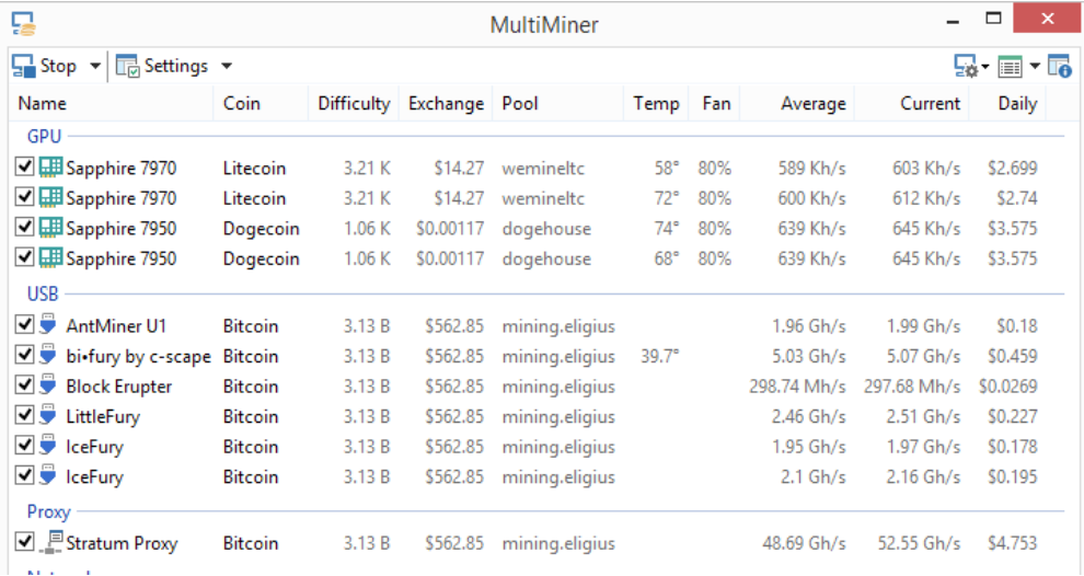 MultiMiner Mining Software