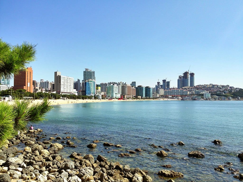 Busan&rsquo;s Haeundae Beach.