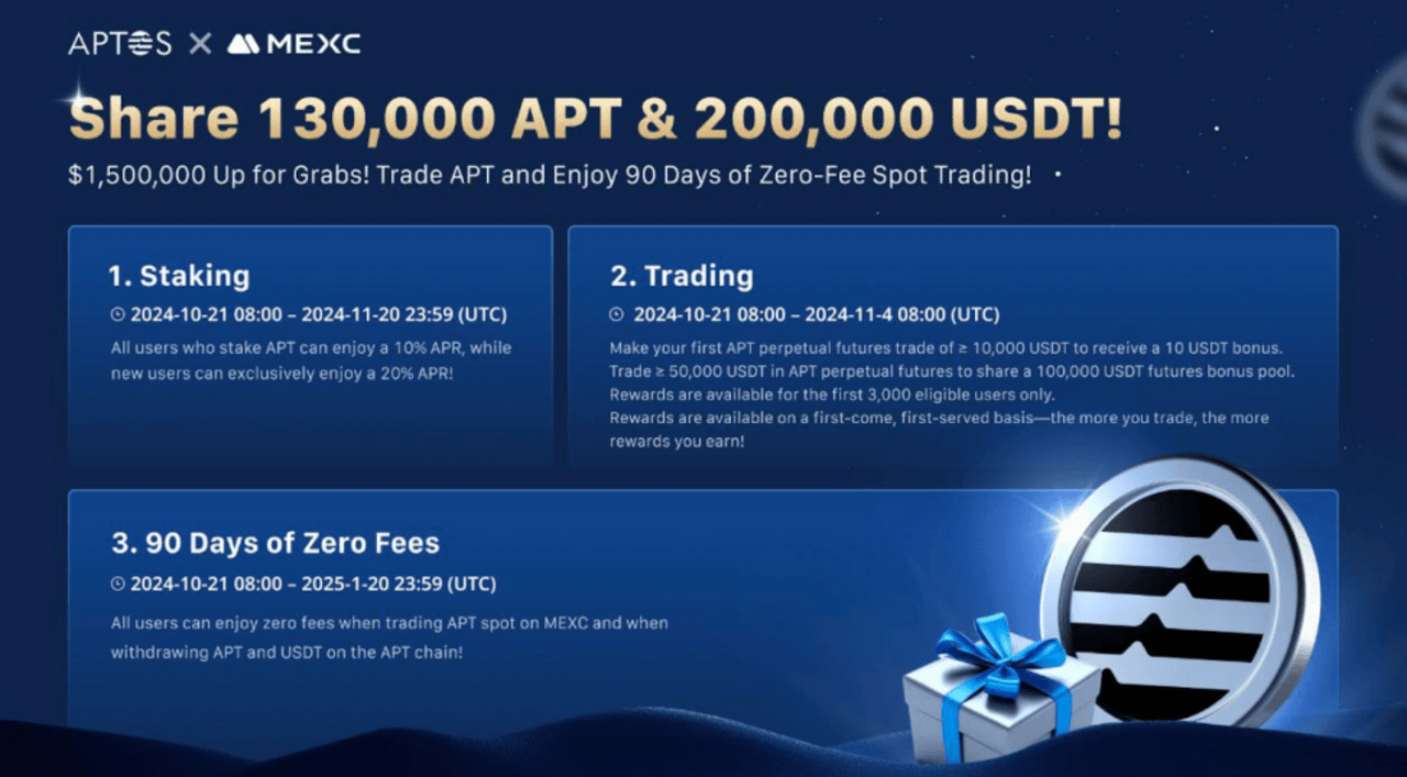 APT X MEXC rewards