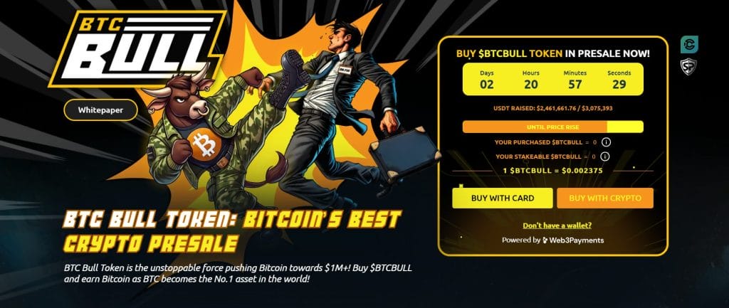 BTC Bull ön satış sayfası