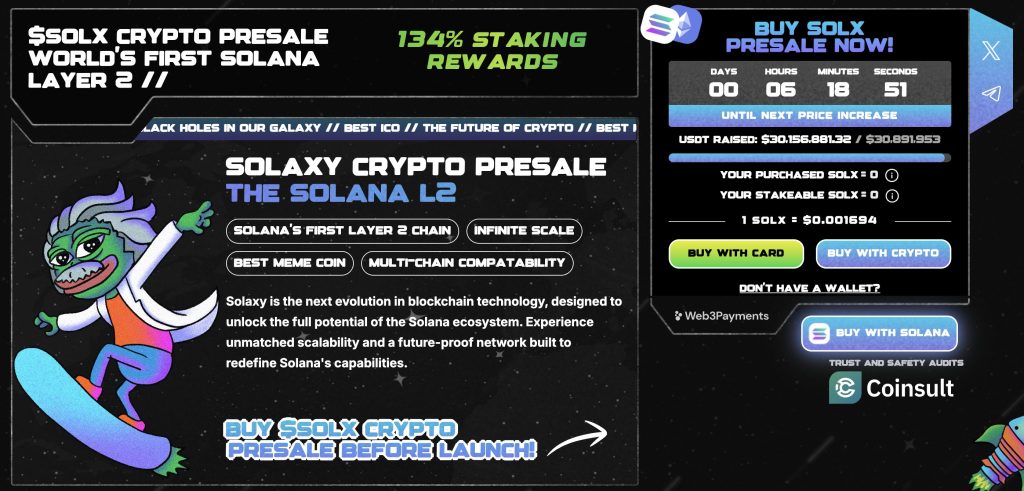 Solaxy ön satışı.