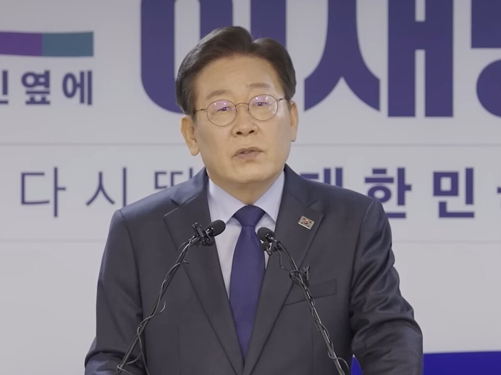 The Democratic Party Presidential candidate Lee Jae-myung.
