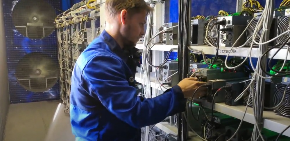 An Intelion crypto mining data center.