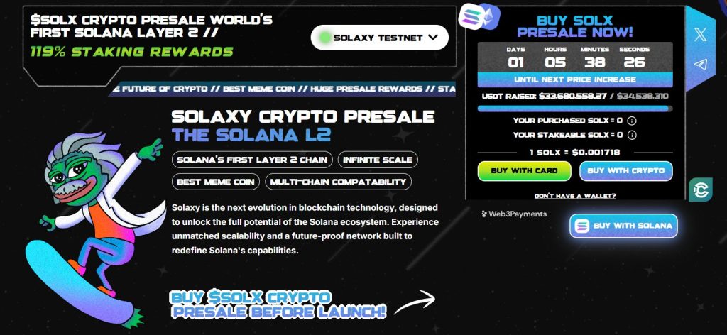 Solaxy ön satışı