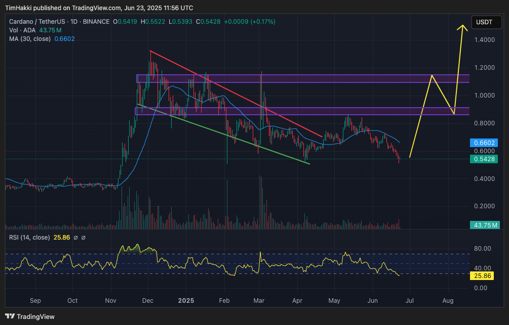 cardano fiyat grafiği