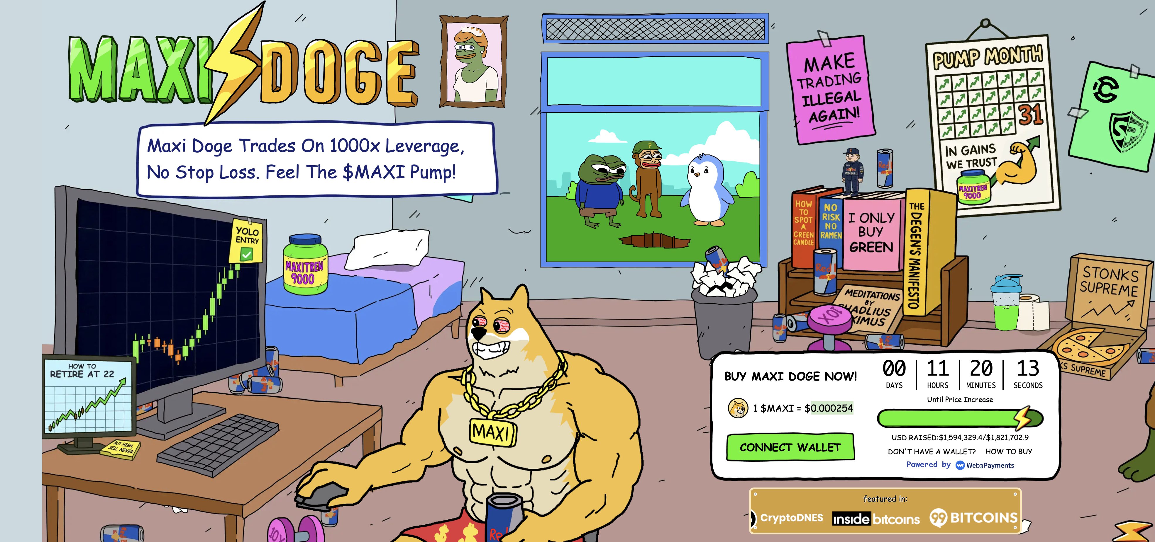 Maxi Dogen verkkosivusto.