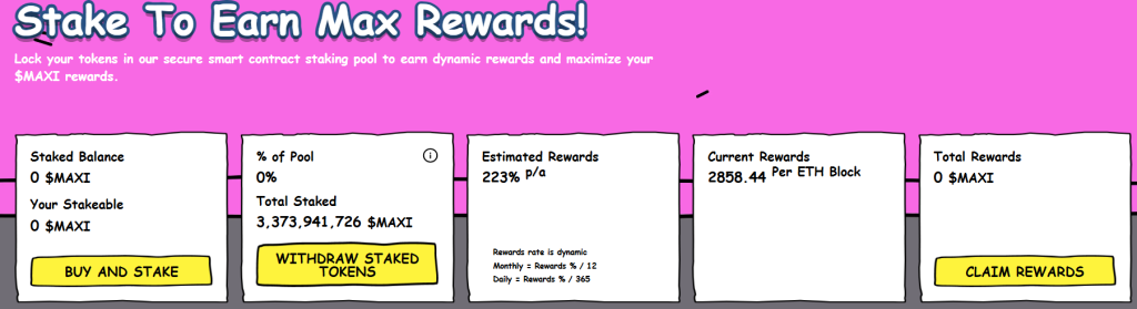 بيانات الرهن في مشروع ماكسي دوج
