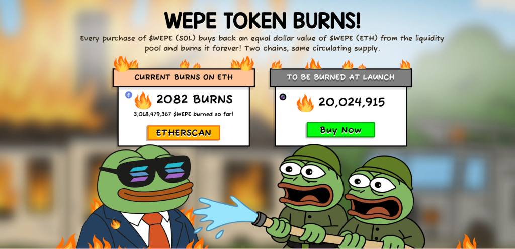 إحصائيات حرق معروض عملة وول ستريت بيبي (Wall Street Pepe)
