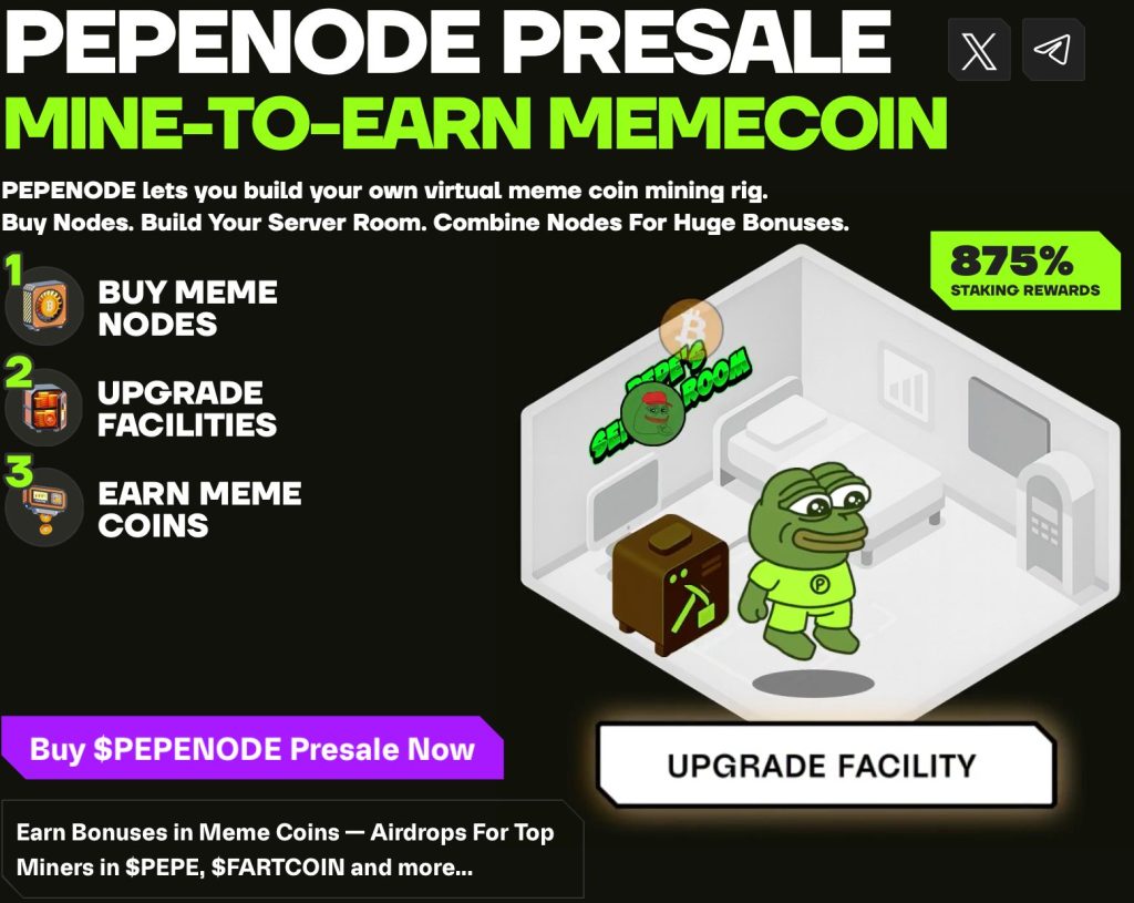 شرح توضيحي لآلية تعدين بيبي نود (PepeNode) الافتراضية