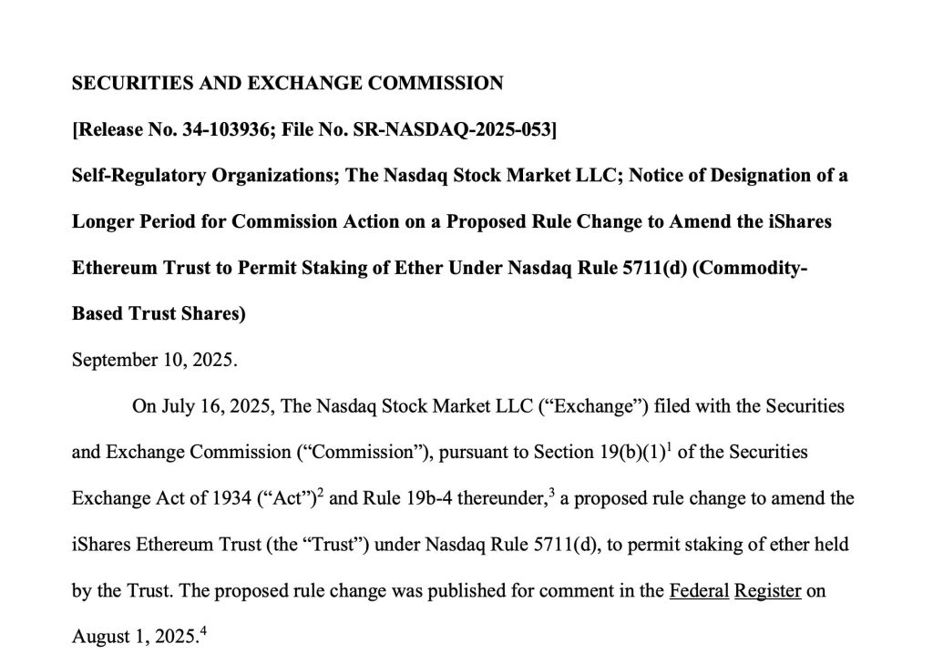 SEC Postpones Franklin Solana ETF Ruling by 60 Days to November 14