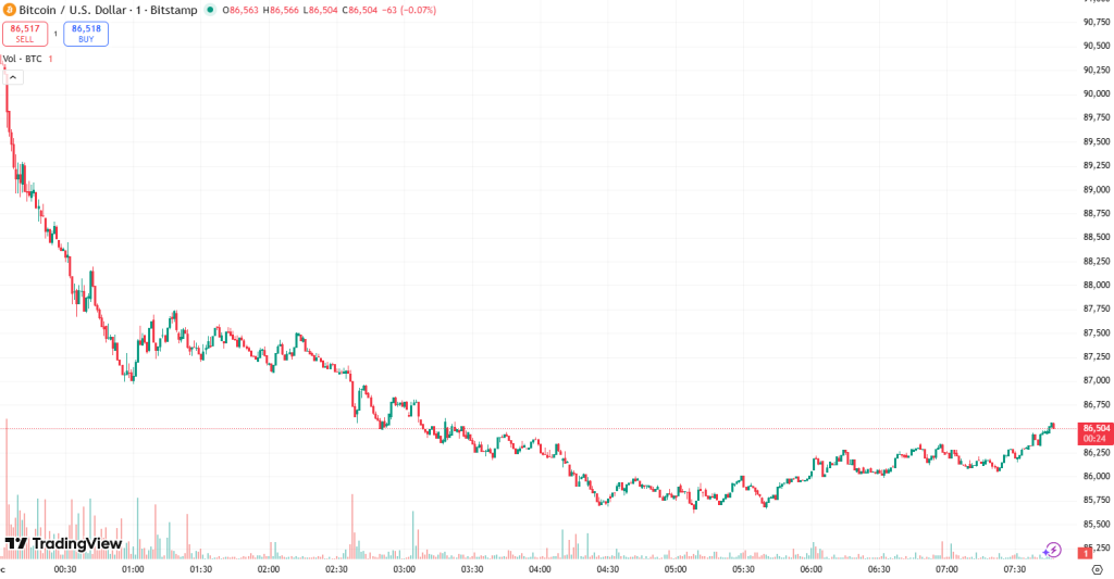 비트코인 차트, 트레이딩뷰