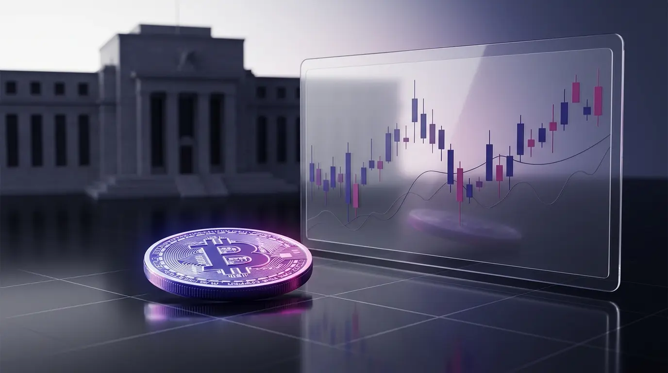 Bitcoin market image showing cautious trading ahead of U.S. jobs data and cooling ETF demand
