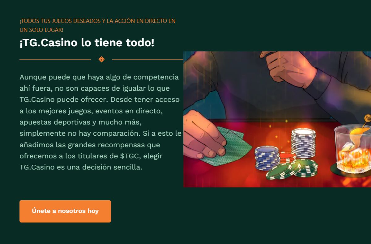 TG.Casino - Casino Bitcoin bono sin deposito