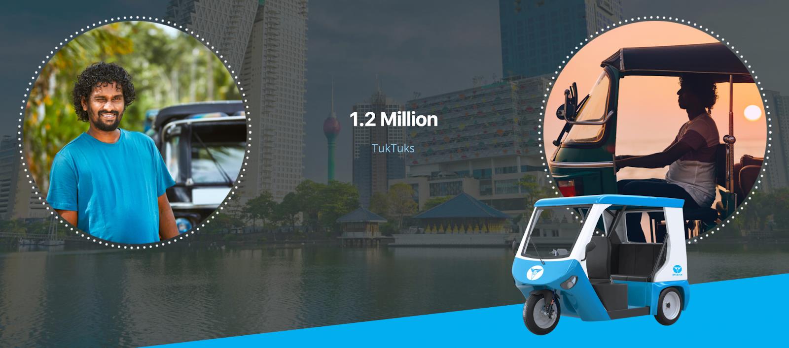 vehículos eléctricos etuktuk