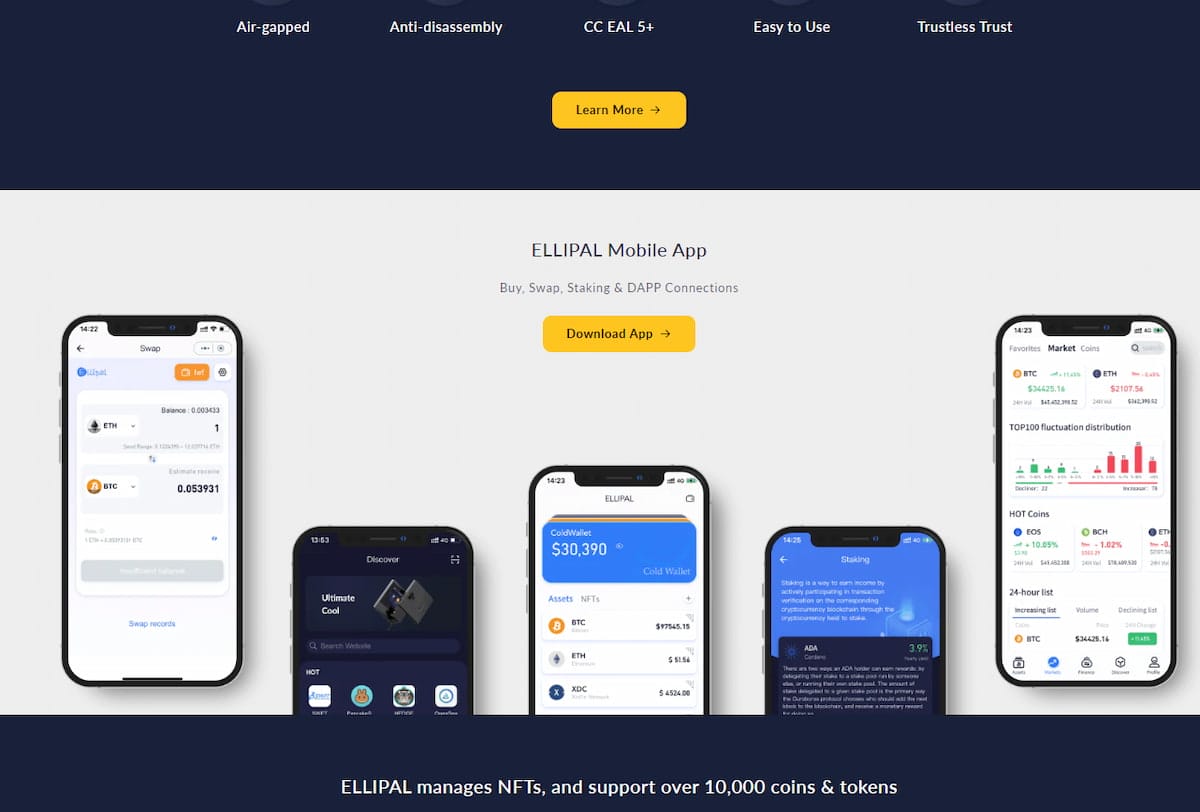 wallet-ellipal-minar-criptomonedas