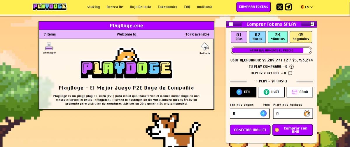 criptomonedas meme PlayDoge