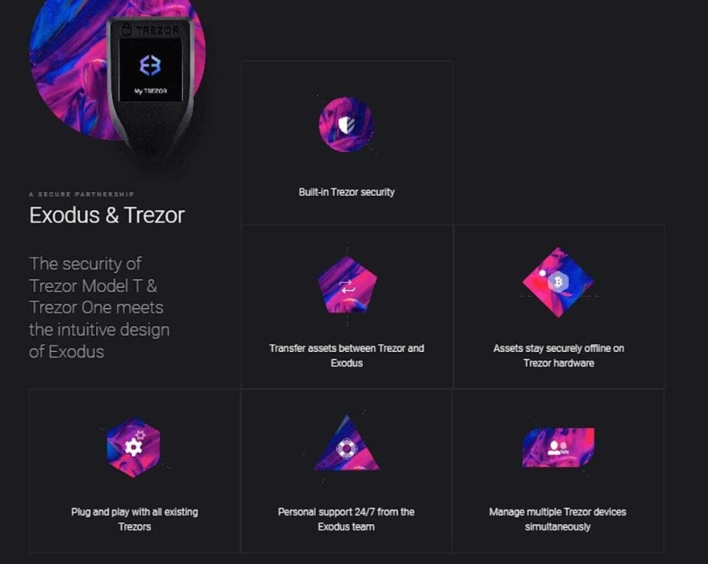 Exodus Trezor