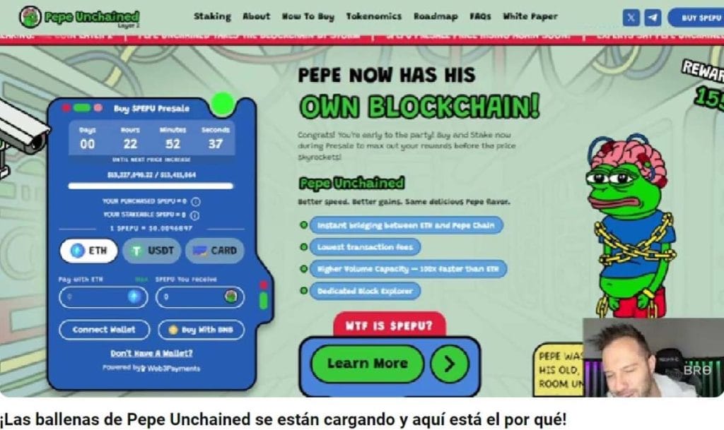 Pepe Unchained es el futuro de las criptomonedas meme, con una cadena de bloques de capa 2
